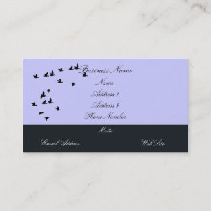 Bird Silhouettes Business Cards