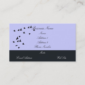 Bird Silhouettes Business Cards