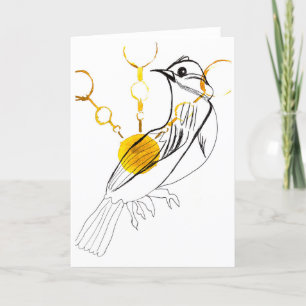 Bird Sings Card