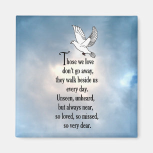 Bird "So Loved" Poem Magnet