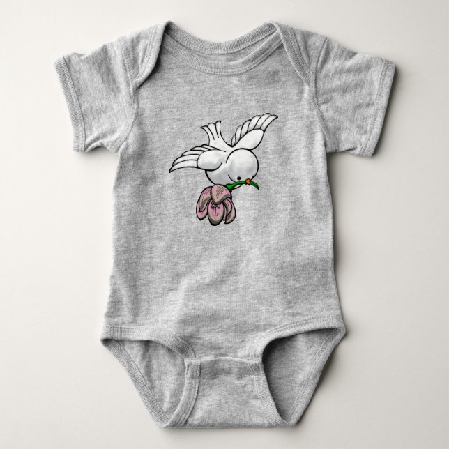 Bird Song Baby Bodysuit (Front)