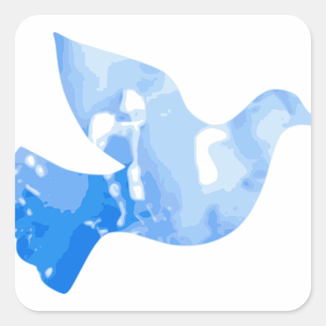 Bird Square Sticker (Front)