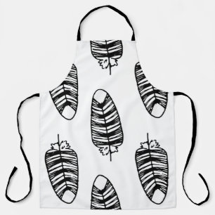 Bird striped feather pattern. Seamless pattern of Apron