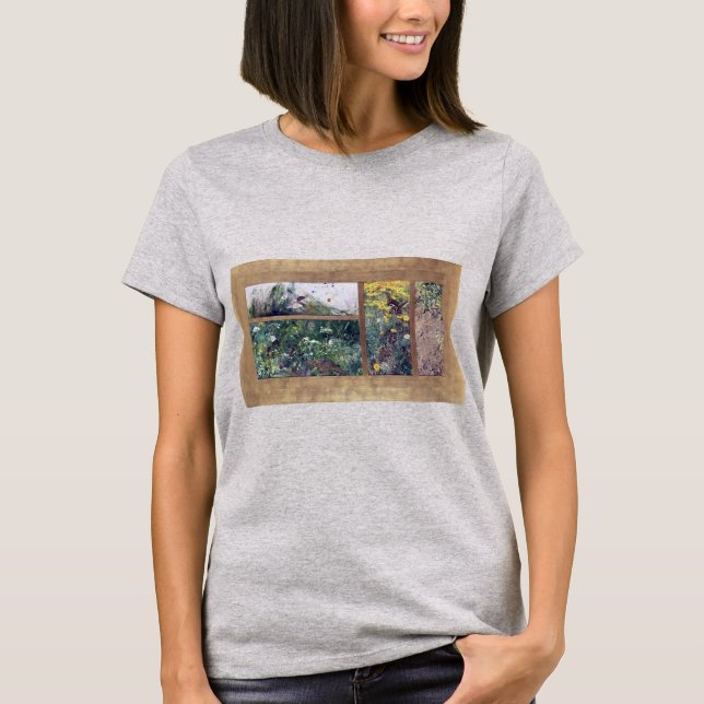 Bird Studies, Bruno Liljefors T-Shirt (Front)