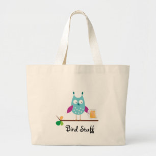 "Bird Stuff" Jumbo Tote Bag