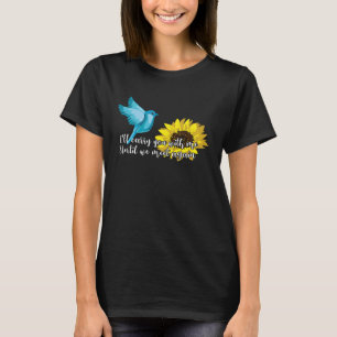 Bird Sunflower Nature Or Spiritual Person T-Shirt