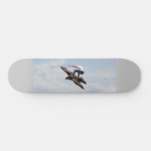 Bird Surfing Skateboard