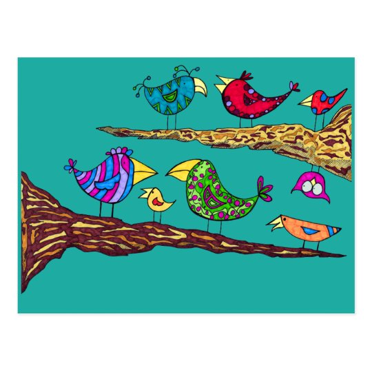 Bird Talk Postcard