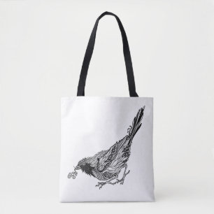 Bird Tattoo 2 Tote Bag