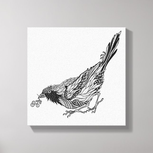 Bird Tattoo 6 Canvas Print (Front)