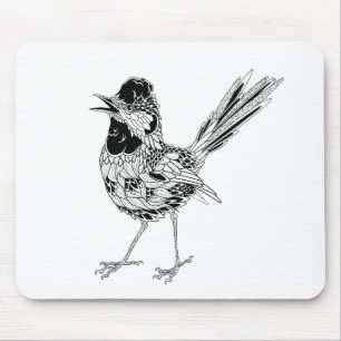 Bird Tattoo Mouse Mat