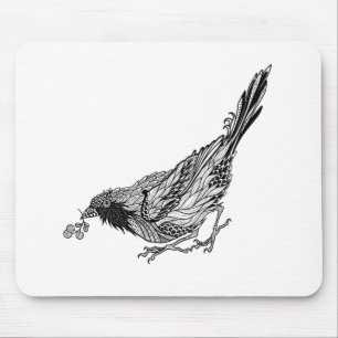 Bird Tattoo Mouse Mat
