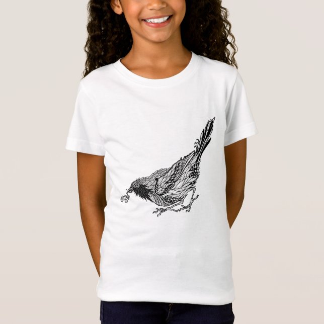 Bird Tattoo T-Shirt (Front)