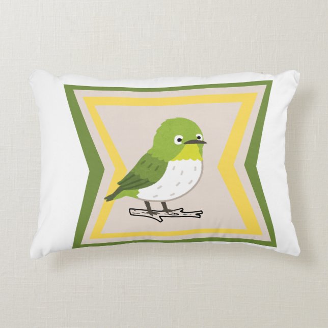 Bird theme decorative cushion (Front)