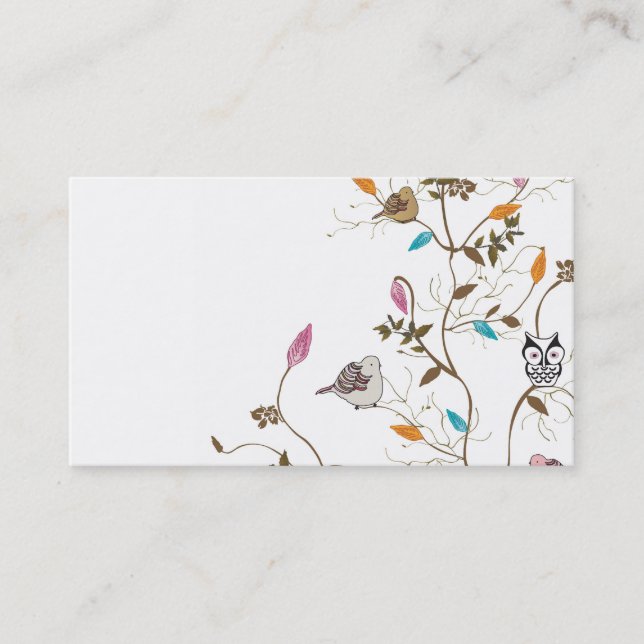 Bird tree Business Card (Front)