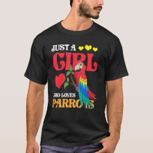Bird Tropical Jungle Animal Exotic Macaw Parrot T-Shirt