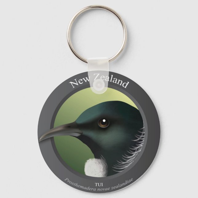 Bird - Tui Key Ring (Front)