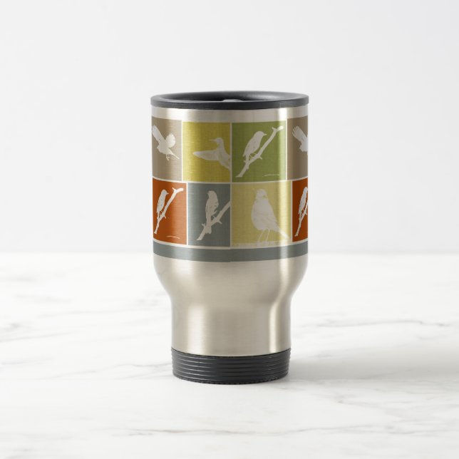 Bird Variety Travel Mug (Center)