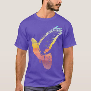 Bird vector silhouette Cool Pigeon T-Shirt