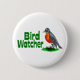 Bird Watcher 6 Cm Round Badge