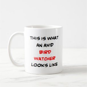 bird watcher, avid coffee mug