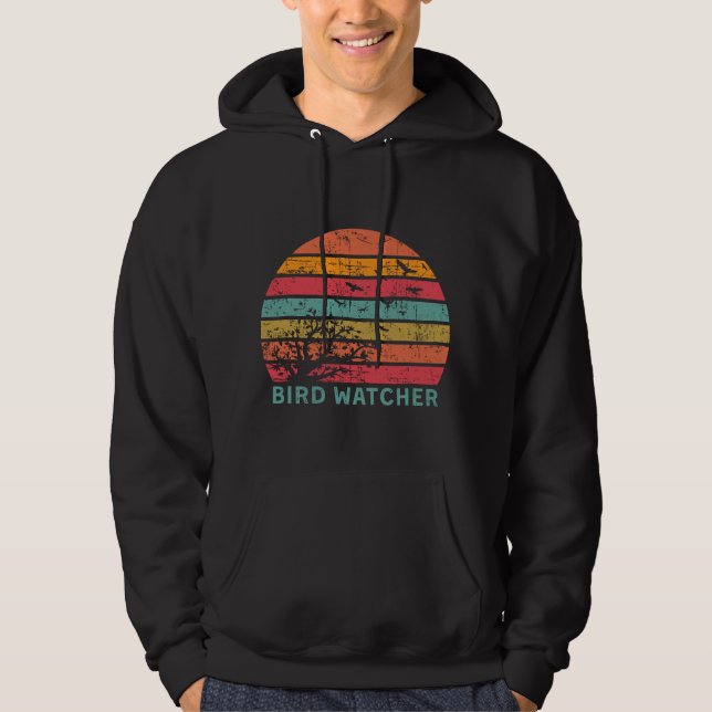 Bird Watcher Birding Bird Watching Hoodie (Front)