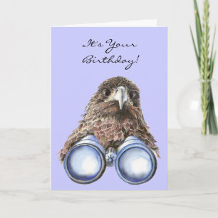 Bird Watcher Birthday Animal Humour Over the Hill Card
