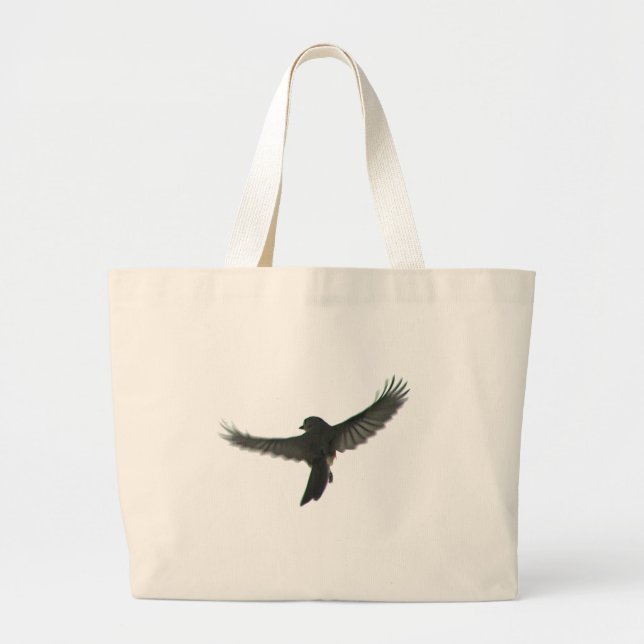 Bird Watcher Large Tote Bag (Front)