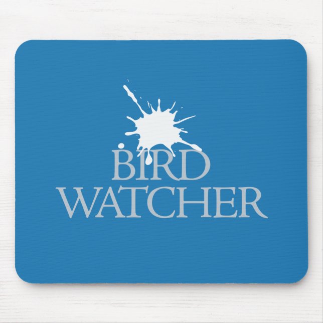 Bird Watcher Mouse Mat (Front)