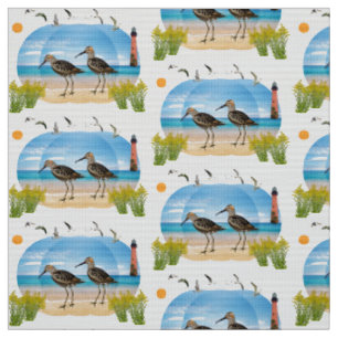 Bird Watcher Sand Pipers Fabric
