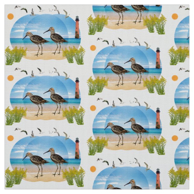Bird Watcher Sand Pipers Fabric (Swatch)