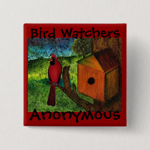 Bird Watcher's Button