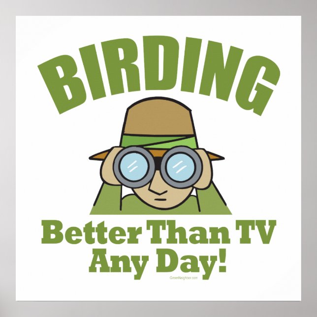 Bird Watching, Birding Poster (Front)