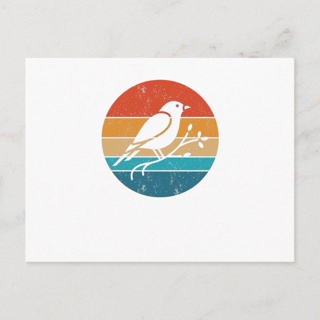 Bird Watching Birds Observer Bird Postcard (Front)