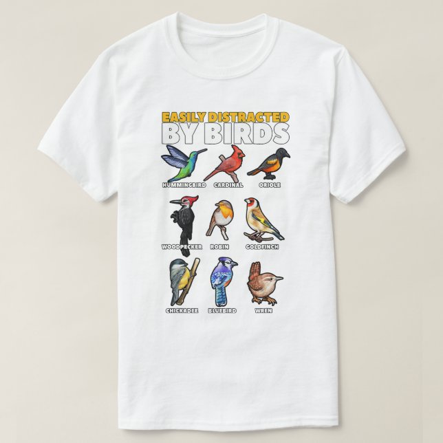 Bird Watching Birdwatcher Bird Sports Wildlife 3 T-Shirt (Design Front)