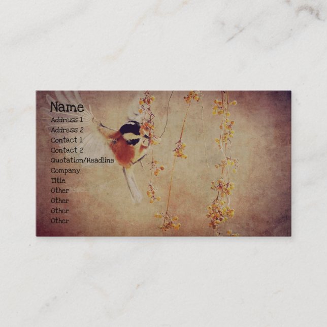Bird Watching Business Card (Front)
