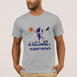 Bird Watching Flight Path T-Shirt