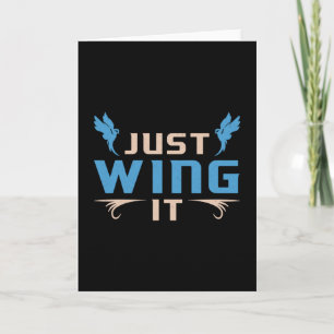 Bird Watching Just Wing It Birds Bird Watcher Card