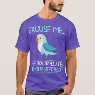 Bird Watching Parakeet Budgies T-Shirt