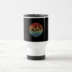 Bird Watching Retro  Travel Mug