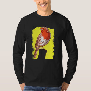 Bird Watching Robins Wildlife Ornithology T-Shirt