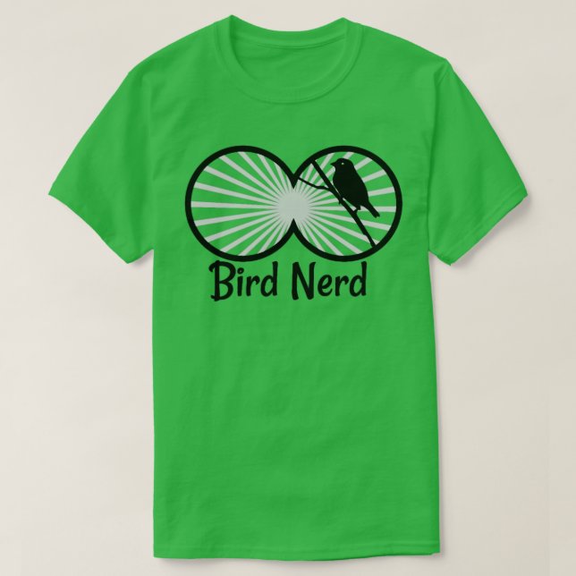 Bird Watching Studying Birds Hobby  T-Shirt (Design Front)