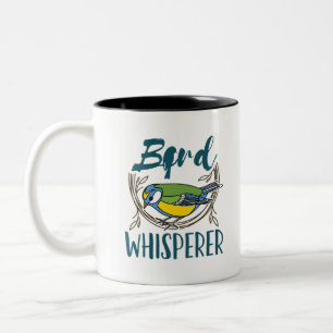 Bird Whisperer Two-Tone Coffee Mug