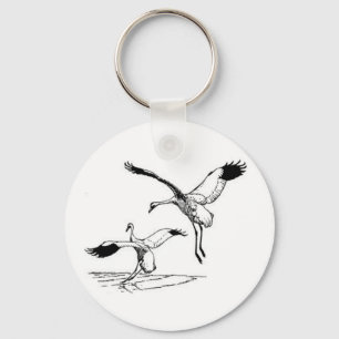 Bird / Whooping Crane Key Ring