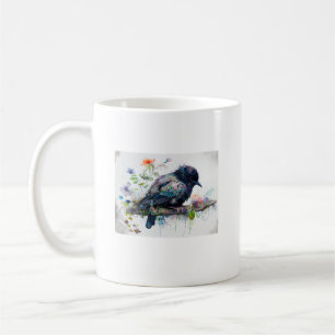 Bird Wildlife Illustration Artistic Nature Coffee Mug