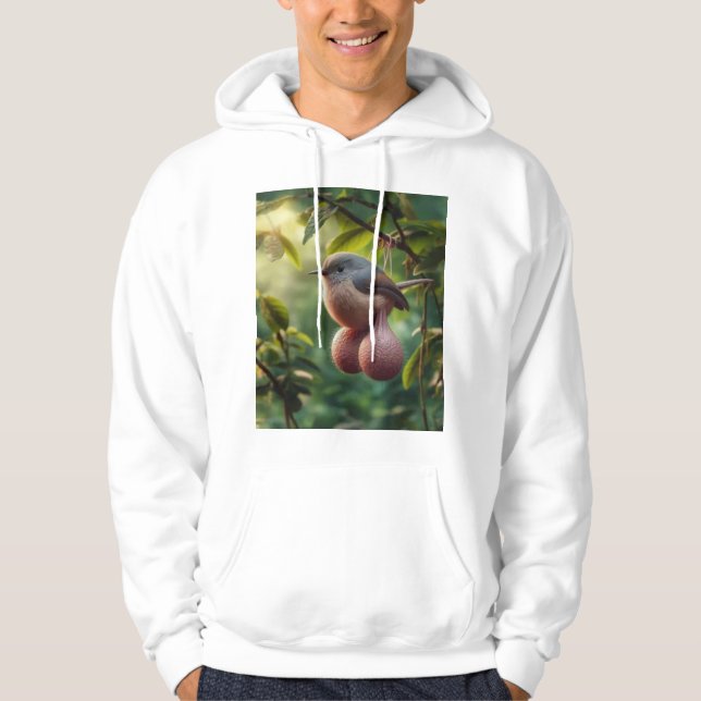 Bird with balls Hoodie (Front)