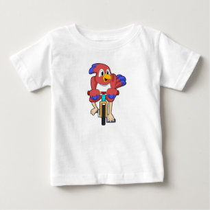 Bird with Bicycle Baby T-Shirt