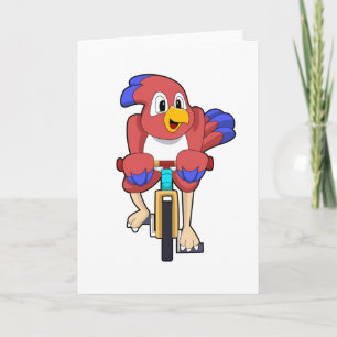 Bird with Bicycle Card