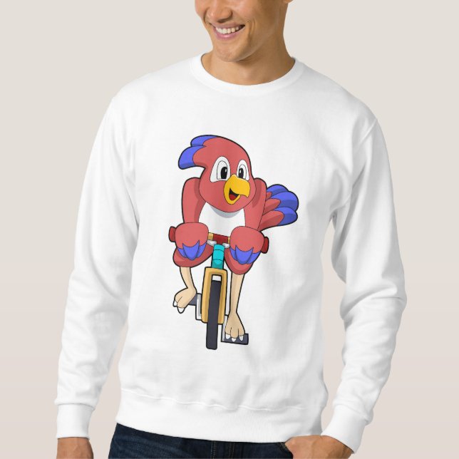Bird with Bicycle Sweatshirt (Front)