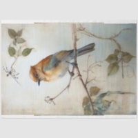Bird with watercolor background